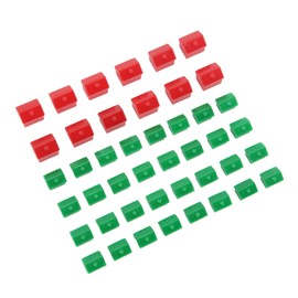 Hotel Game Replacement Pieces, Plastic Hotels Houses Game Pieces Monopoly Replacement Pieces for Game Board