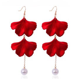 Earrings for Women Flower Earrings Bohemian Flower Statement Earrings Gold Flower Stud Earrings Summer Earrings Party Jewelry Gift