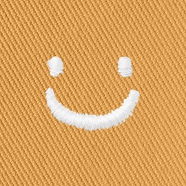 DALIX Lil Smile Cotton Bucket Hat Lightweight Outdoor Travel Beach Everyday Womens in Golden Cream M Medium