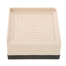 Gadpiparty White Square Furniture Leg Pads - Non-Slip Chair Coasters for Hardwood Floors, Sofas, Tables | No Residue, Easy Install