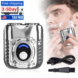 Eu Us  Electric Shavers Premium Mini Electric Razor  Metal Men Face Razorcolor: Grey, packaging types: Gift Box, Plug Type: Type-C