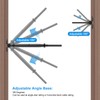 10 Pair 1/8" Adjustable Angle Stair Cable Railing Kits, Swage