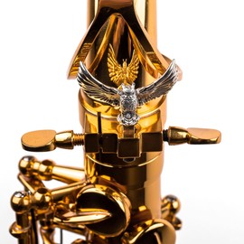 Saxophone ArtTone Booster – Sound Enhancer Accessory for Alto Tenor Soprano Baritone Sax(Owl style)