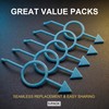 OSZKO 5-Pack Precision Pool Aiming Aid (Blue), Billiards Training Tool