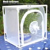 Insect Mesh Cage Greenhouse Outdoor Ventilated Butterflies Habitats Cage 40x30x40cm