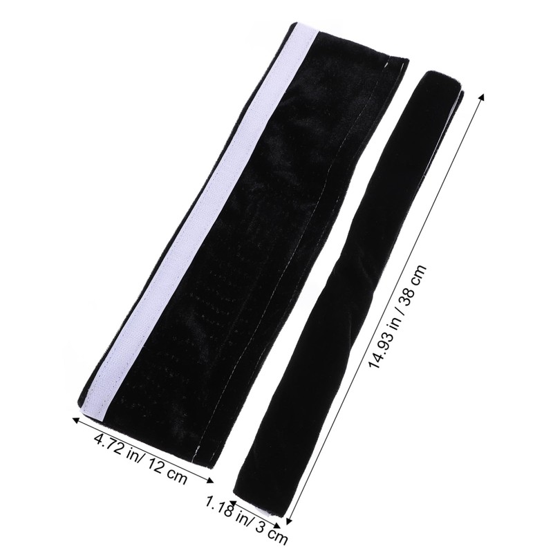 Hohopeti Appliance Handle Covers 1 Pair Velvet Refrigerator Door Handle