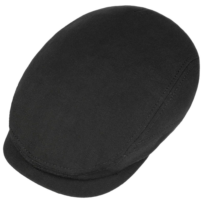 Stetson Superior Cotton Driver Flat Cap Men Black 7