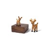 Spring Copenhagen Handmade Wooden Deer Figurine - Spot | Rustic