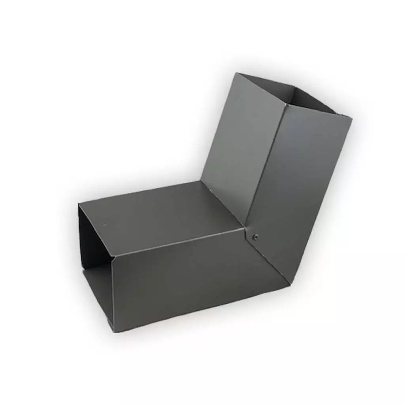 RGDSupply 3x4 European Smooth "A" Gutter Elbow for Modern Box