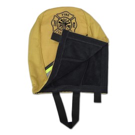 Lightning X Customizable Firefighter SCBA Mask Bag, Fleece Lined w/ Embroidered Name - Ripstop Turnout Tan