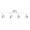 Arcfox 30W 4-Light LED Track Lighting Kit Ceiling Spotlight Fixture