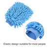 sourcing map Microfiber Soft Chenille Wash Mitten Double Sided Dusting