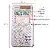 Sharp EL-531TGBDW 12-Digit Scientific/Engineering Calculator with Protective Hard Cover, Battery