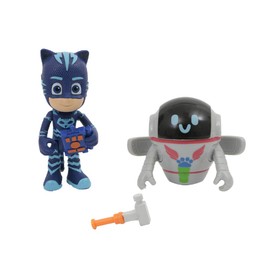 Giochi Preziosi Masks PJM65800 Catboy and Pj-Robot Pair of Figures, Multi-Colour