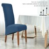 Odot Light Grey Chair Covers, Dining Chair Covers Set of