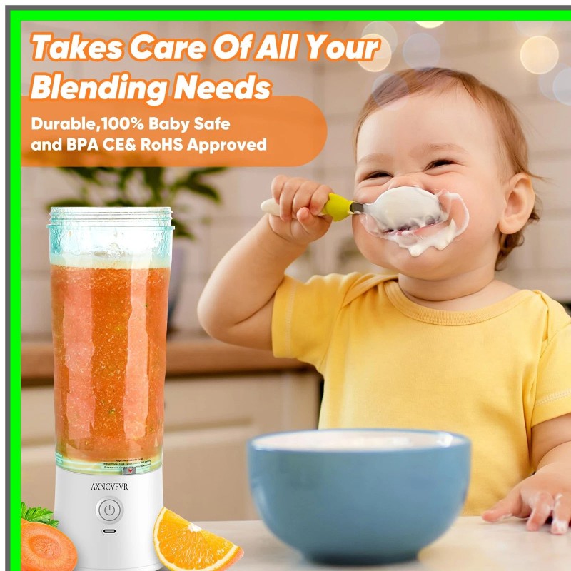 MODAIS BlendMate Portable USB-C Rechargeable Smoothie Maker