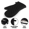 2-Pack Heat Resistant Oven Mitts & Hot Pads - 428°F/220°C