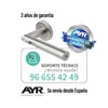 AYR 8522LH Smart Rosette Handle with Motion Sensor, Satin Steel,