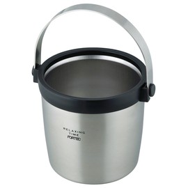 Wahei Freiz Fortec House Stainless Steel Ice Pail 0.4 gallons (1.7 L) w/ Perforated Plate FHR-6346 