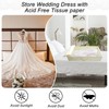 Wedding Dress Storage Box, Wedding Dress Preservation Box with 40