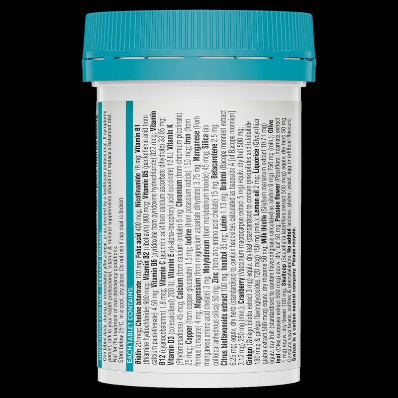 Swisse Teenage Men's Ultivite Multivitamin 60 Tablets