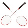 2PCS Professional Badminton Racket with Comfortable Handle Practice Badminton Racket