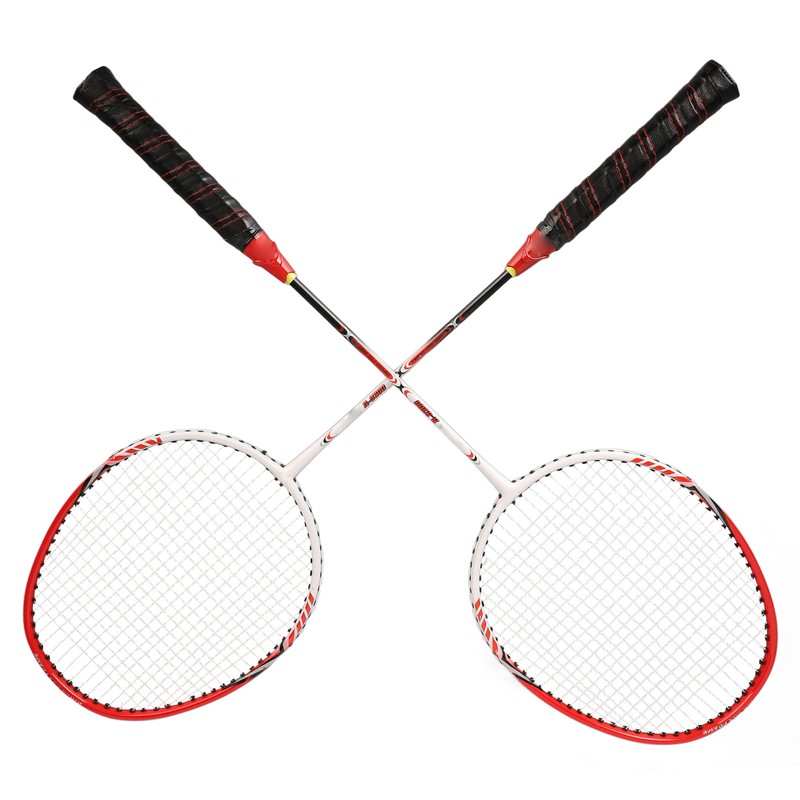 2PCS Professional Badminton Racket with Comfortable Handle Practice Badminton Racket