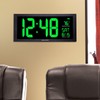 AcuRite 76101M Oversized LED Clock with Indoor Temperature, Date and