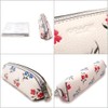 Coach Womens Pencil Case In Signature Canvas Leather (Silver/Chalk Multi