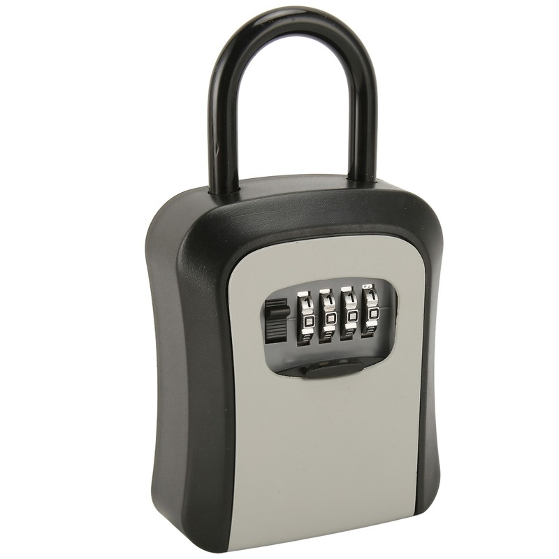 Wall Mounted Key Lock Box Resettable Code Safe Portable Combination