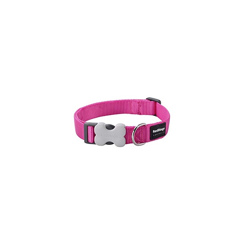 DC-ZZ-HP-LG Dog Collar Classic Hot Pink, Large