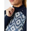 Helly Hansen Women's Lifa Merino Midweight Graphic 1/2 Functional Shirt