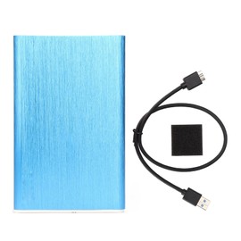 Mobile Hard Disk Box 2.5in SATA Serial Port Mechanical Fully Compatible Hard Disk EnclosureBlue