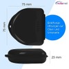 Wellsamed KFO Classic Black Rail Box for Storing Braces or