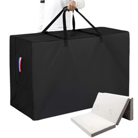 Safipotts Folding Mattress Storage Bag, Fits to 4 inch Twin Tri-Fold Mattress (38" L x 12" W x 25" H)