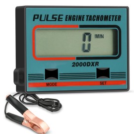 DDayuanwei Handheld Digital Induction Chainsaw Tachometer, 2 Stroke 4 Stroke Small Engine Tachometer, LCD Display Tach Gauge for Chainsaw Lawnmowers Gasoline Engine Timed in Minutes