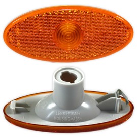 MKAREPART 6X Amber Side Marker Lamps For Master MK3 2010-On, Movano MK2 2010-On, NV400 201-On 261B00001R, 2618000Q0A, 4419475, 93197564 (6)