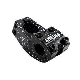 Fatboy Mini BMX Stem - (22.2mm Handlebar Clamp) (Black/White Splatter)