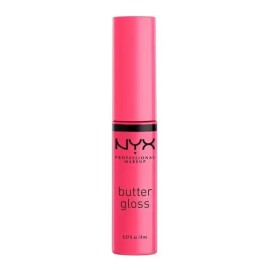 Labial Líquido Nyx Butter Gloss Cobertura Ligera A Media 8ml Peaches And Cream                                                                        