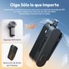 ULANZI A100 Micrófono inalámbrico de Solapa,captación de 360°