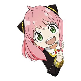 Spy x Family Anya Forger Sticker - Anime Manga Car Sticker, Peeker Design, 13cm