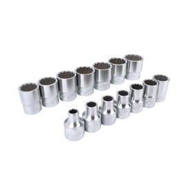 Genius Tools 14PC 3/8" Dr. SAE Hand Socket Set (12-Point) - TW-314S