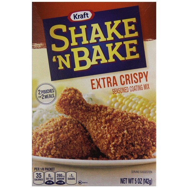 Shake 'N Bake Seasoned Coating Mix: Extra Crispy, 5 Oz Box, Pack of 2