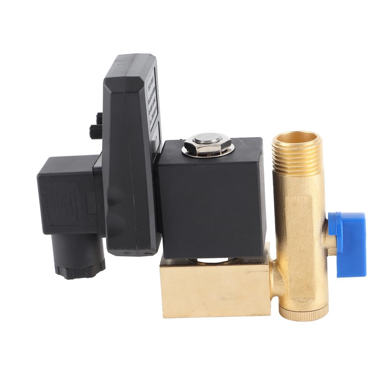 Automatic Drain Valve G1/2 Inch, Electronic Timed Air Pressure Release