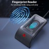 Swokely USB Fingerprint Reader, Biometric Fingerprint Scanner, Password Free Operation,