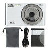 Digital Zoom Camera with 16x Powerful Zoom, 4K 44MP Full