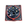 125A 4Pin Industrial Connector Socket, 4Pin 125A 380V-415V 3P+E 6H