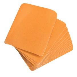 GLOKUUCA Iron-on Fabric Patch - 12 Packs Fabric Repair Patches Tape Fits for Clothes Bags Tents Sofas - Clothing Repair Patch 4.9 Inch x 3.7 Inch Orange