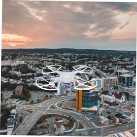 FELTECHELECTR 4pcs White Quick Release Propeller Guards for Protective Bumpers to Prevent Damage Design Easy Installation Suitable for Aerial Random Style