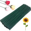2mm Floral Wire Stems, 50 Pcs 30cm Flexible Flower Stem